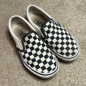 checkered slip on vans